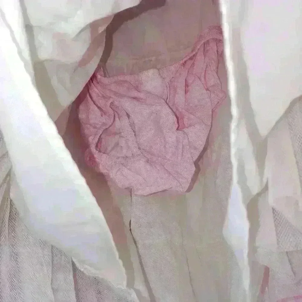 Jillian's closet Floral Pink Dress Sz 24 M… - Picture 4 of 6